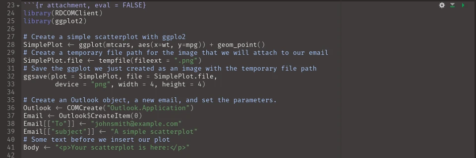 Using R to send an Outlook email with an inline image